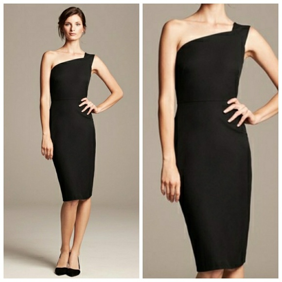 Banana Republic Dresses & Skirts - Roland Mouret for BR black 1 shoulder dress